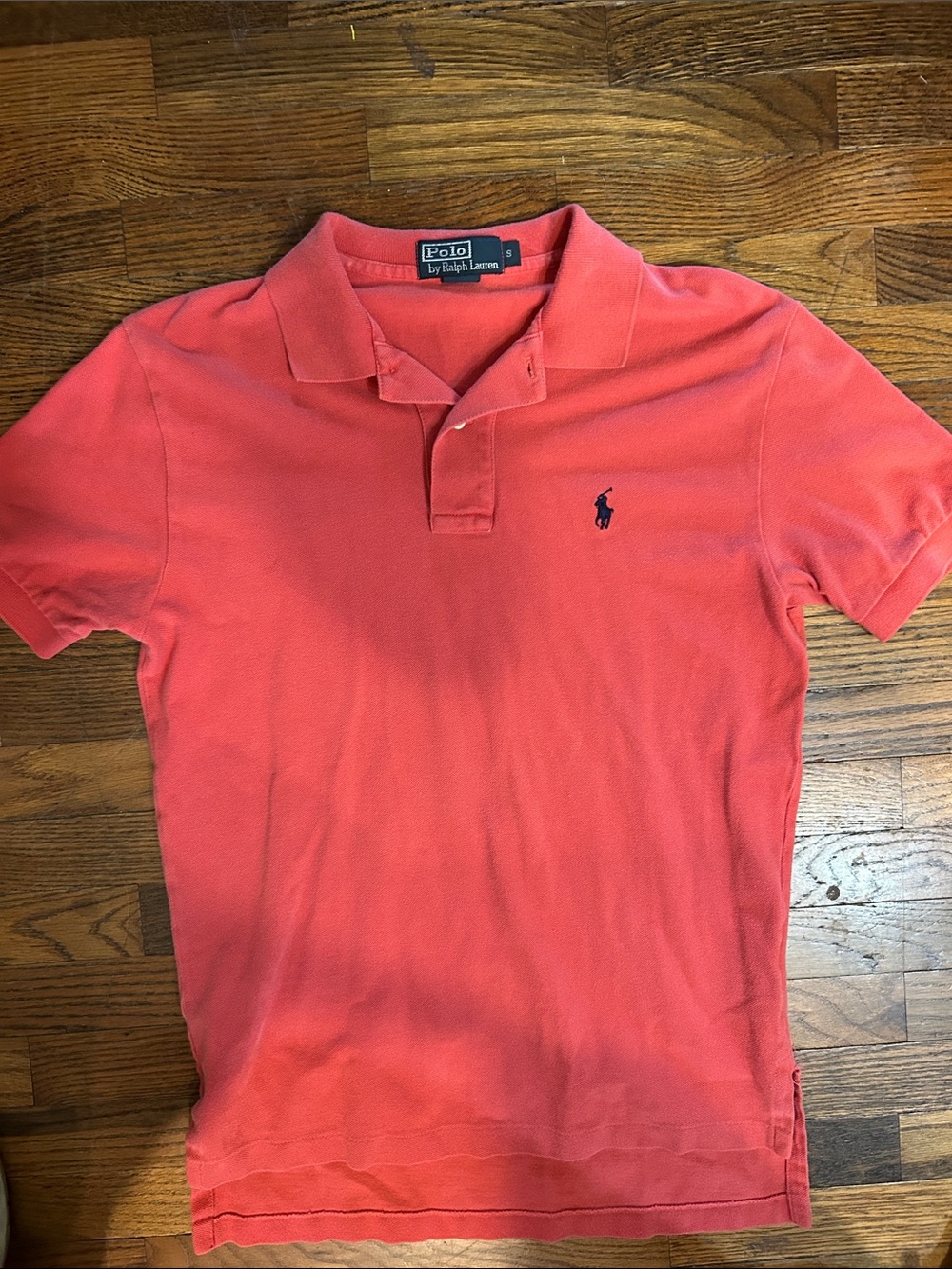 Polo by Ralph Lauren Coral Polo with Navy Pony Logo